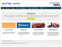 Tablet Screenshot of matrixautony.com